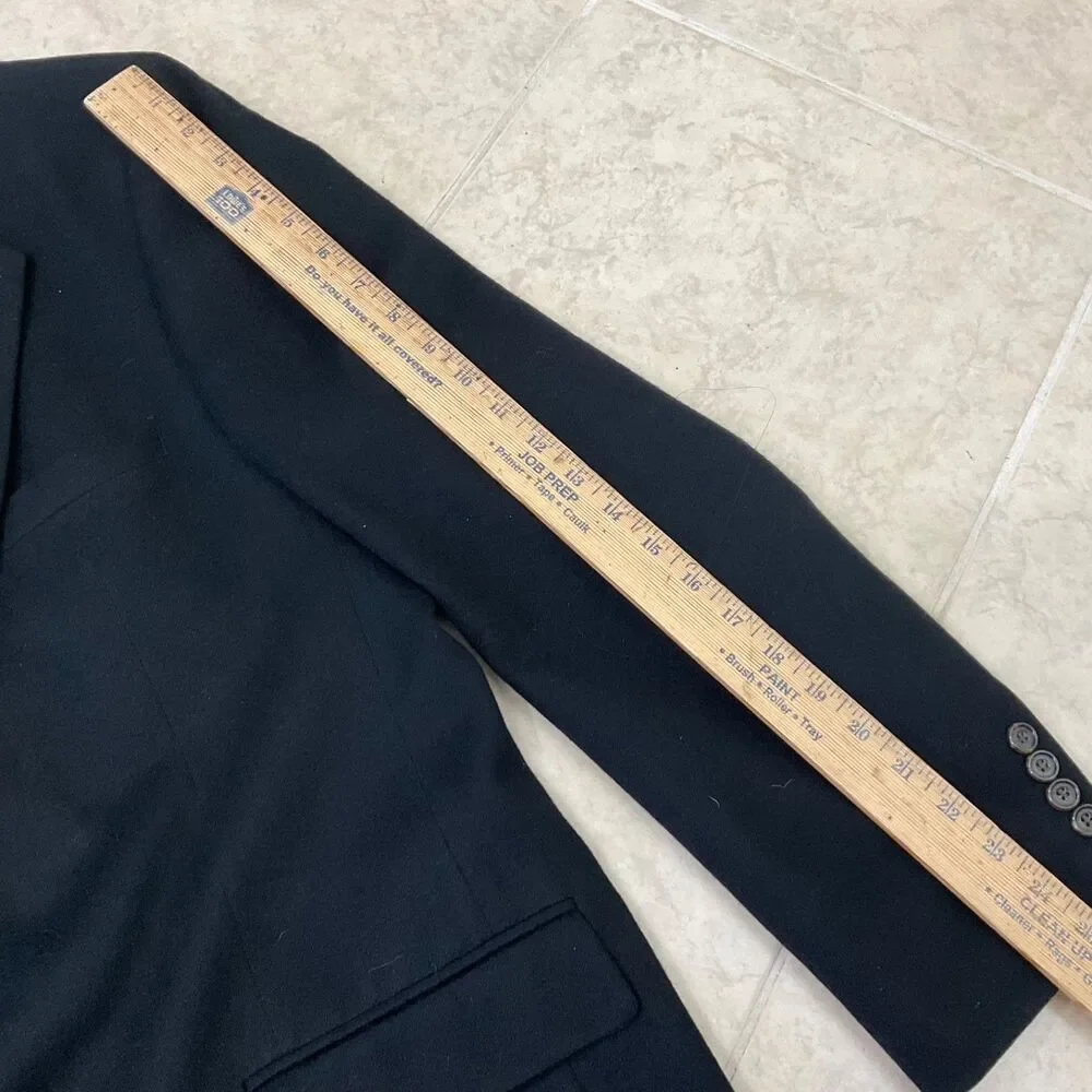 Vintage  Lord & Taylor Men’s  44L 100% Cashmere Blazer Jacket only Black